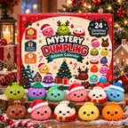 Calendario dell'Avvento Dumplings con 24 figure squishy