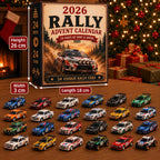 Calendario dell'Avvento Rally 2026 – 24 giorni di auto da rally da collezionare