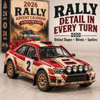 Calendario dell'Avvento Rally 2026 – 24 giorni di auto da rally da collezionare