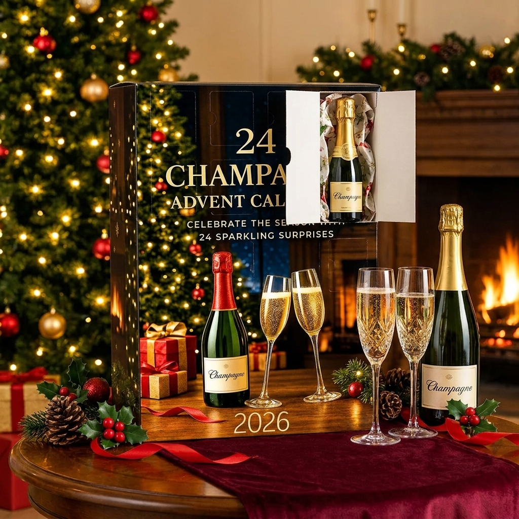 Calendario dell'Avvento Conto alla Rovescia Champagne 2026