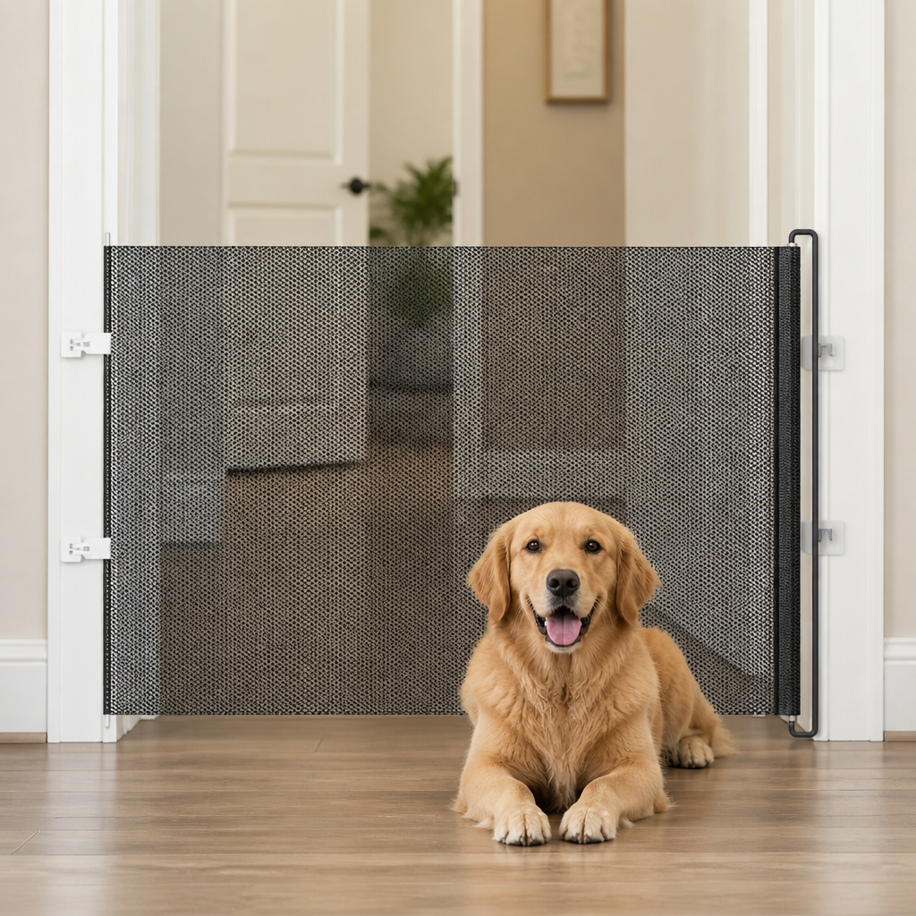 Cancelletto di sicurezza richiudibile e pieghevole senza forare (fino a 125 cm)