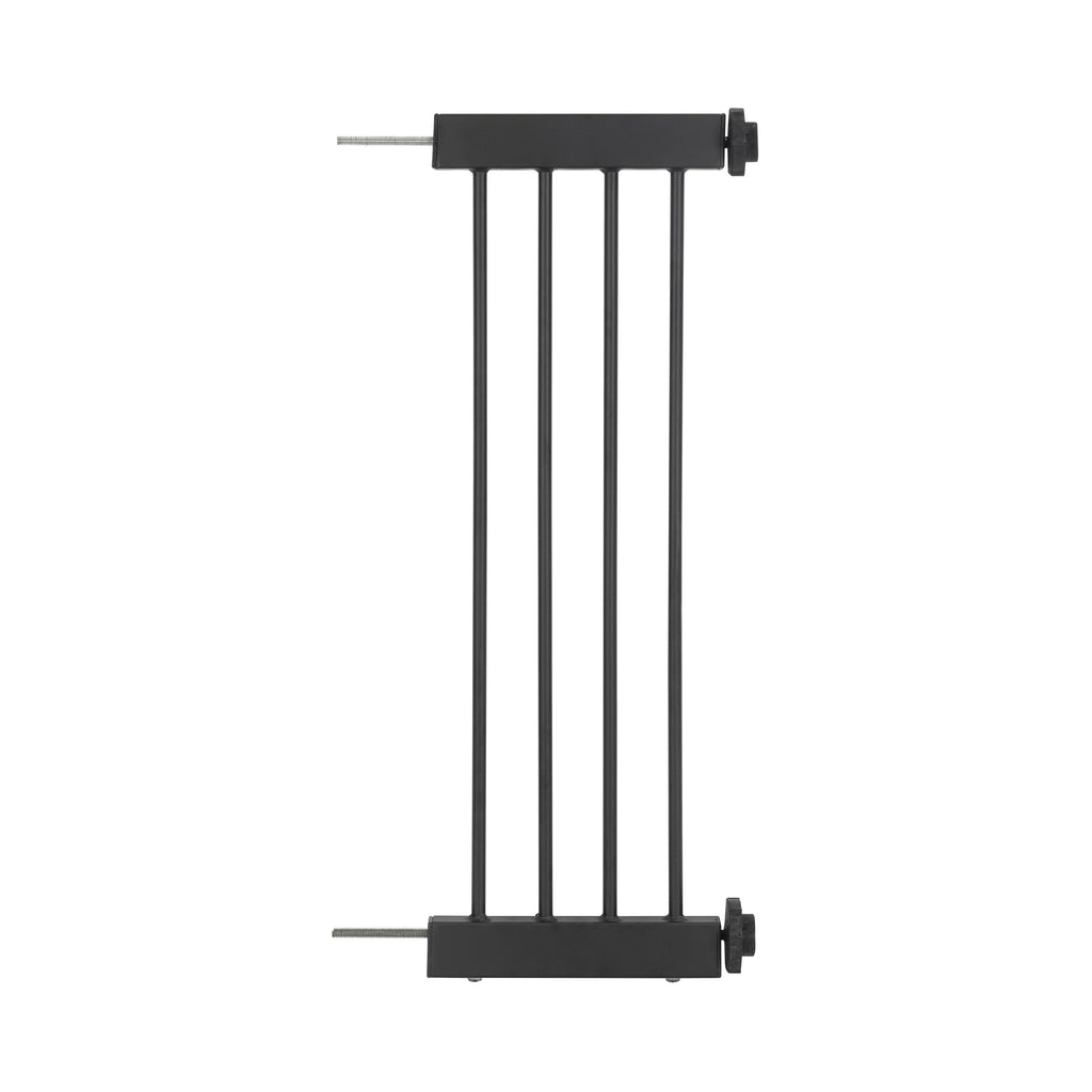 Cancelletto per cani Emperor Rings in ferro battuto con porta (72–156 cm extra largo) ornamentale, robusto, per interni,