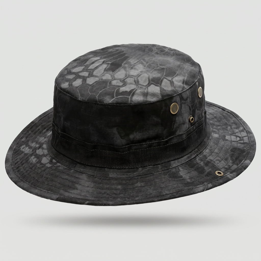 Cappello Boonie da uomo - cappello da sole a tesa larga pieghevole - cappello da pesca