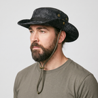 Cappello Boonie da uomo - cappello da sole a tesa larga pieghevole - cappello da pesca