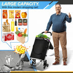Carrello della spesa pieghevole da 40 l