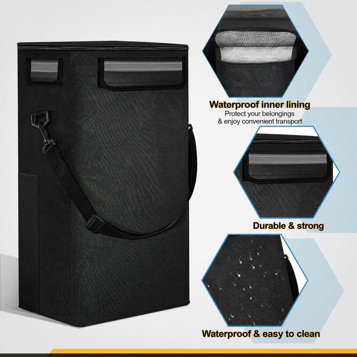 Carrello della spesa pieghevole da 40 l