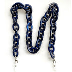 Catenella per occhiali oversize in acrilico chunky