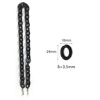 Catenella per occhiali oversize in acrilico chunky