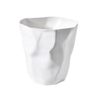 Cestino per rifiuti forma scultorea irregolare nordica 26 × 27 cm