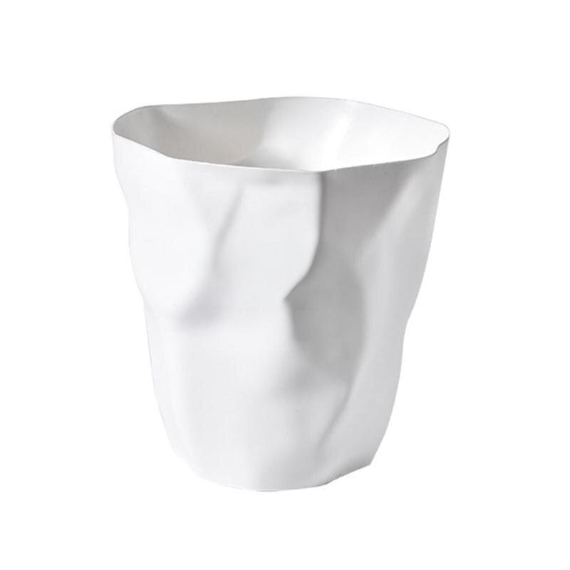 Cestino per rifiuti forma scultorea irregolare nordica 26 × 27 cm