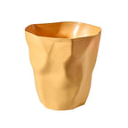 Cestino per rifiuti forma scultorea irregolare nordica 26 × 27 cm