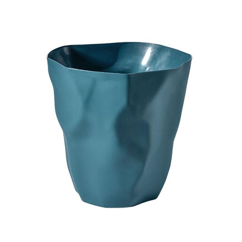 Cestino per rifiuti forma scultorea irregolare nordica 26 × 27 cm
