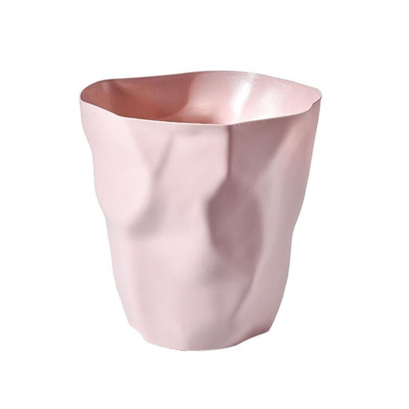 Cestino per rifiuti forma scultorea irregolare nordica 26 × 27 cm