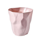 Cestino per rifiuti forma scultorea irregolare nordica 26 × 27 cm