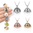 Ciondolo portafoto | Collana apribile | Vano foto nascosto | Memorya