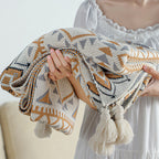 Coperta in maglia accogliente