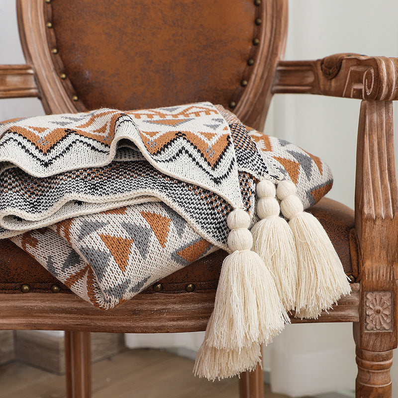 Coperta in maglia accogliente