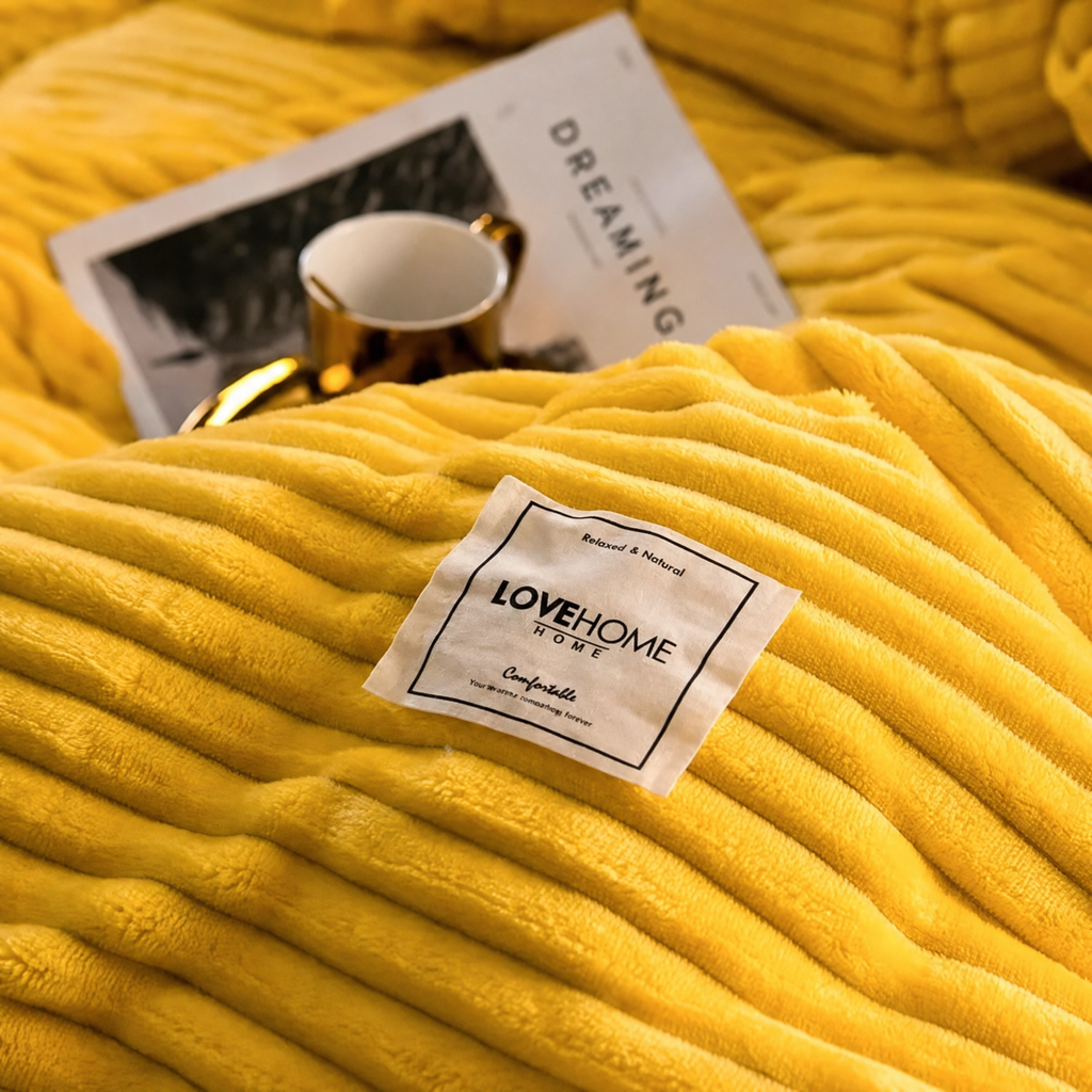 Copripiumino in velluto fleece | Extra caldo per le notti fredde