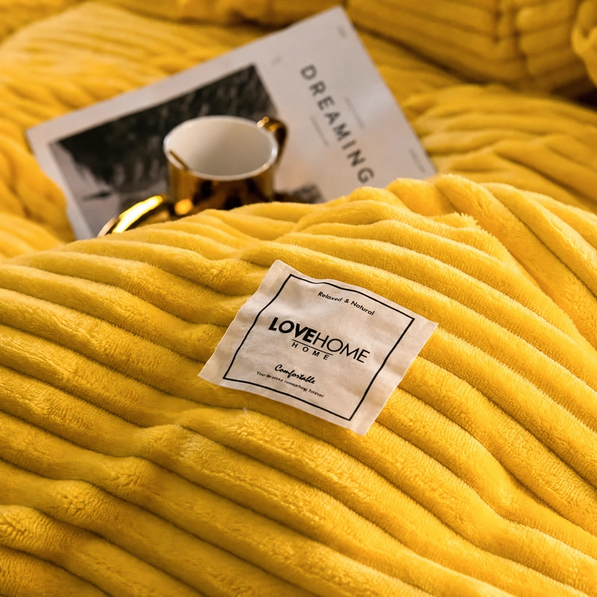 Copripiumino in velluto fleece | Extra caldo per le notti fredde
