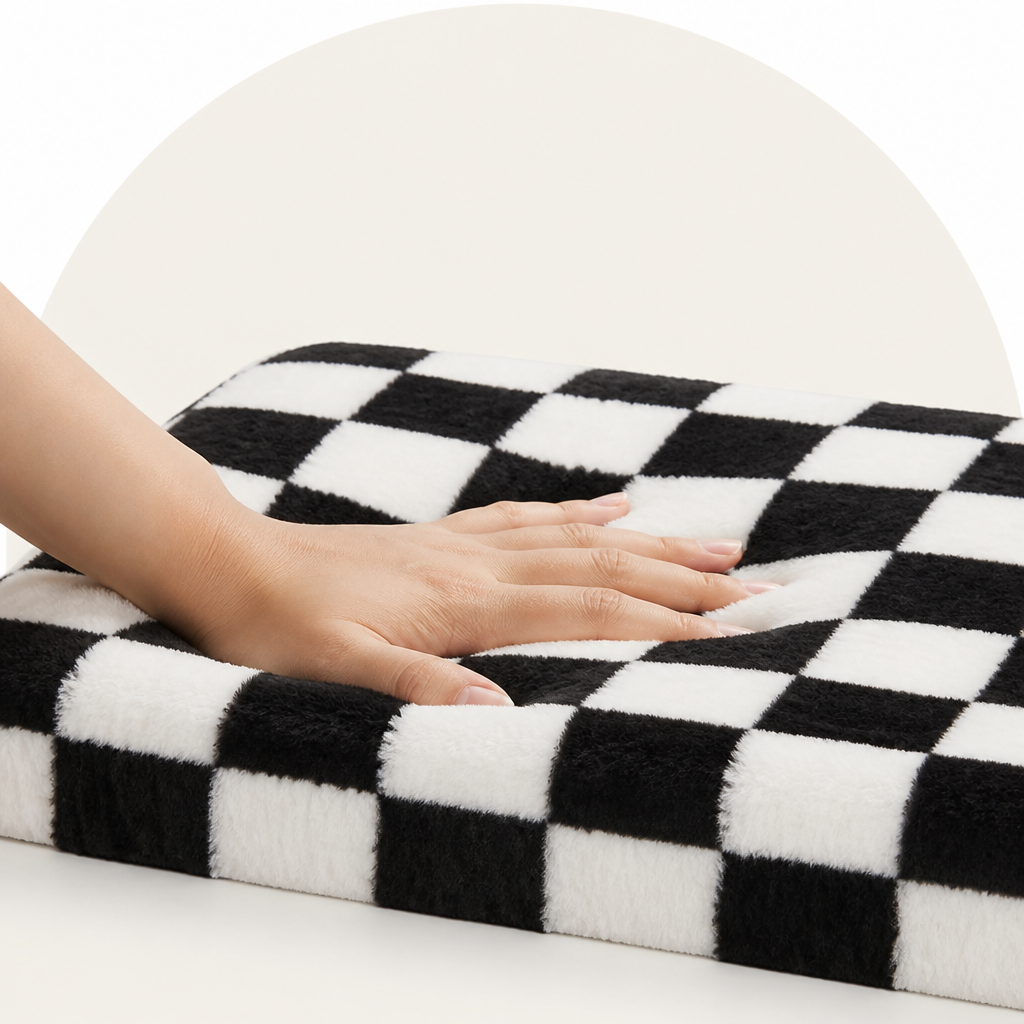 Cuccia ortopedica per cani in memory foam con base antiscivolo (fodera rimovibile)