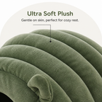 Cuccia semi-chiusa in peluche sherpa per animali domestici