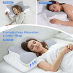 Cuscino in memory foam cervicale per dolori al collo Sperindei