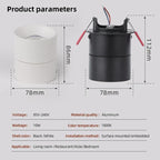 Faretto da parete LED atmosfera tramonto