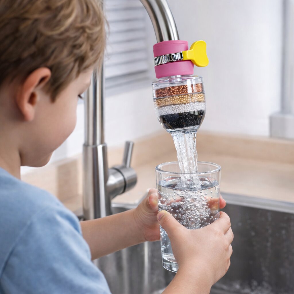 Filtro per acqua del rubinetto per uso domestico | Sistema per acqua potabile pulita