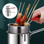 Friggitrice multifunzione in acciaio inox 304