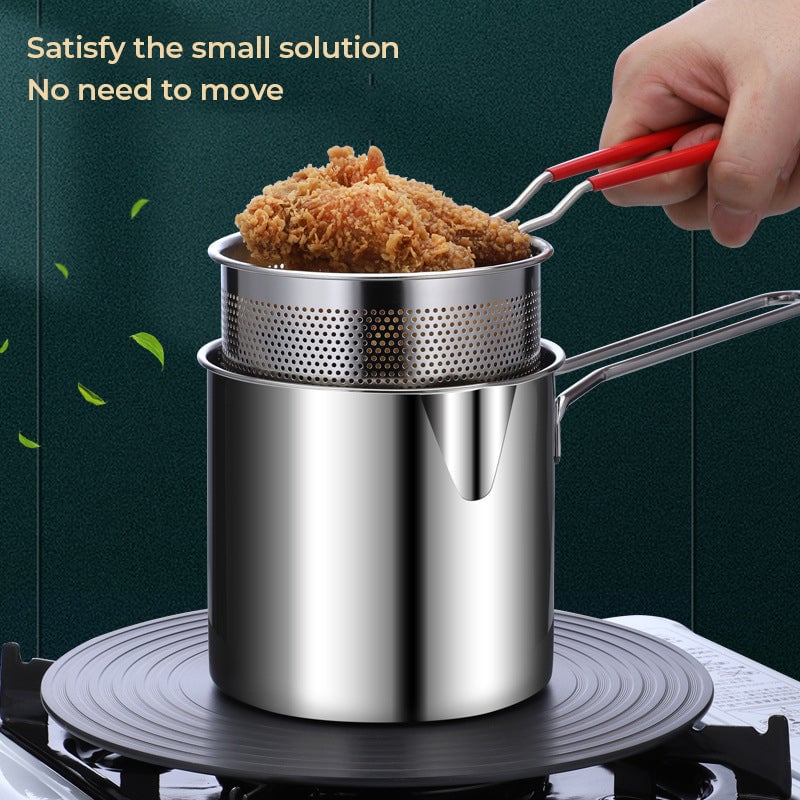 Friggitrice multifunzione in acciaio inox 304
