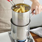 Friggitrice multifunzione in acciaio inox 304