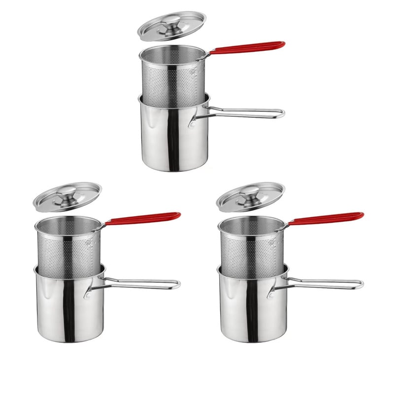 Friggitrice multifunzione in acciaio inox 304