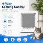 Gattaiola smart RFID a 4 vie per animali fino a 11,3 kg
