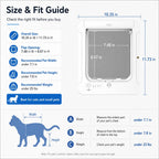 Gattaiola smart RFID a 4 vie per animali fino a 11,3 kg