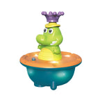 Giocattolo da bagno fontana coccodrillo con accessori spray raffigurati
