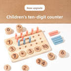 Giochi di conteggio per bambini – Matematica in legno e pratica motoria fine