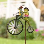 Girandola eolica bicicletta con animali