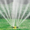 Irrigatore rotante a 360° per prato – spruzzatore regolabile per giardino con copertura uniforme