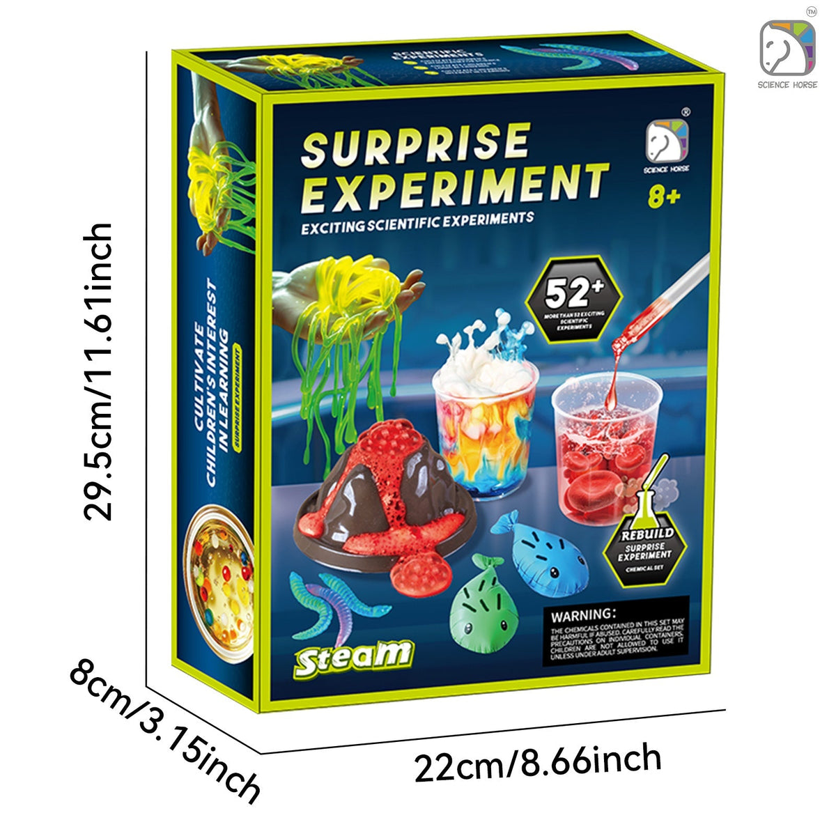 Kit di esperimenti scientifici – per argomento, 14 e 52 esperimenti