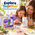 Kit microscopio portatile per bambini – scienza pratica ed entusiasmante a casa