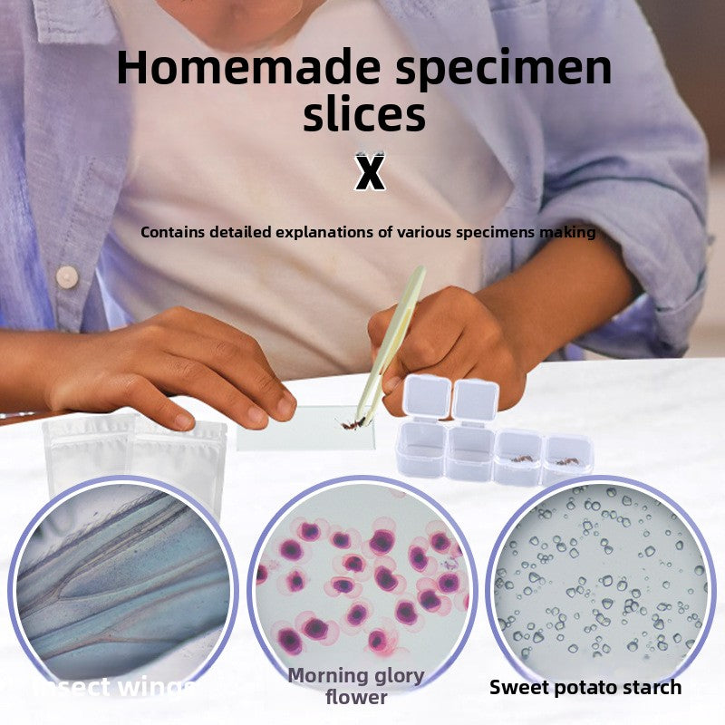 Kit microscopio portatile per bambini – scienza pratica ed entusiasmante a casa