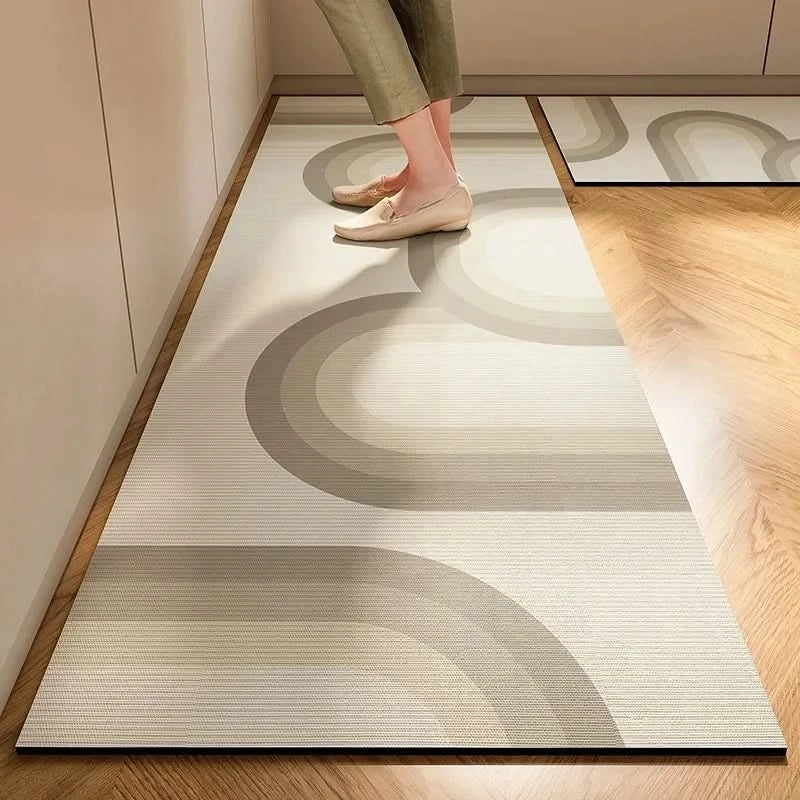 Koriva | Tappeto da cucina minimalista antiscivolo con supporto imbottito confortevole