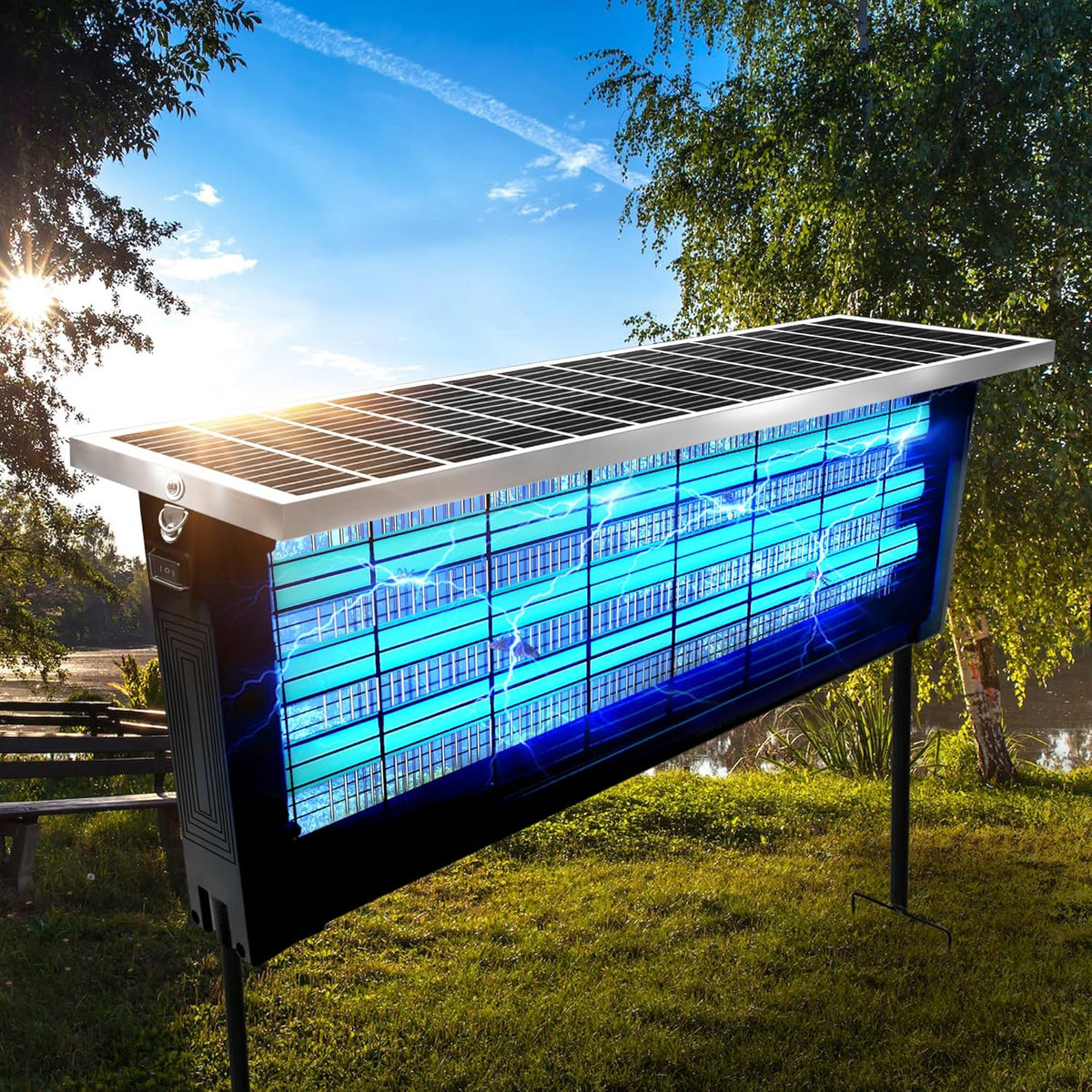 Lampada antizanzare solare potente da esterno Sperindei