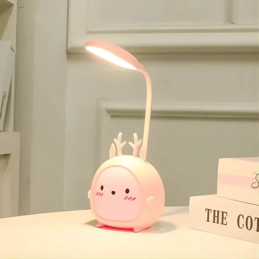 Lampada da lettura per bambini | LED delicato e collo flessibile | Ricaricabile USB