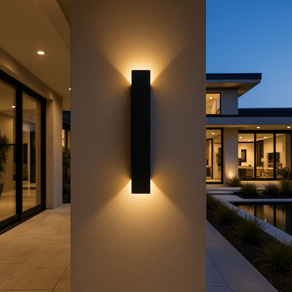 Lampada da parete Arcella | Applique cilindrica LED moderna