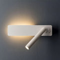 Lampada da parete LED orientabile per lettura | Faretto girevole | 2 interruttori metallo | Bedspark