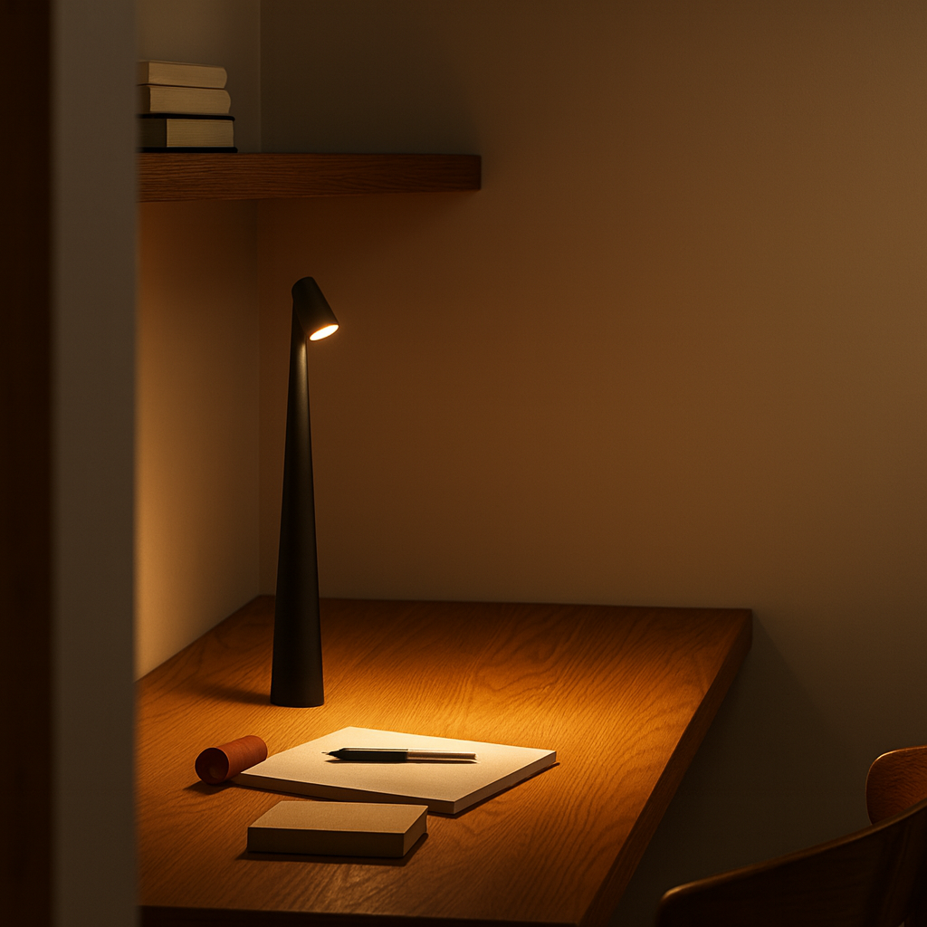 Lampada da tavolo LED ricaricabile senza fili con dimmer touch