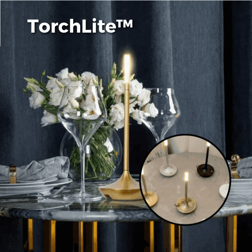 Lampada da tavolo | Luce d'atmosfera scandinava dimmerabile | TorchLite