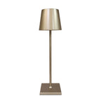 Lampada da tavolo senza fili dimmerabile a LED con design minimalista AuraTable