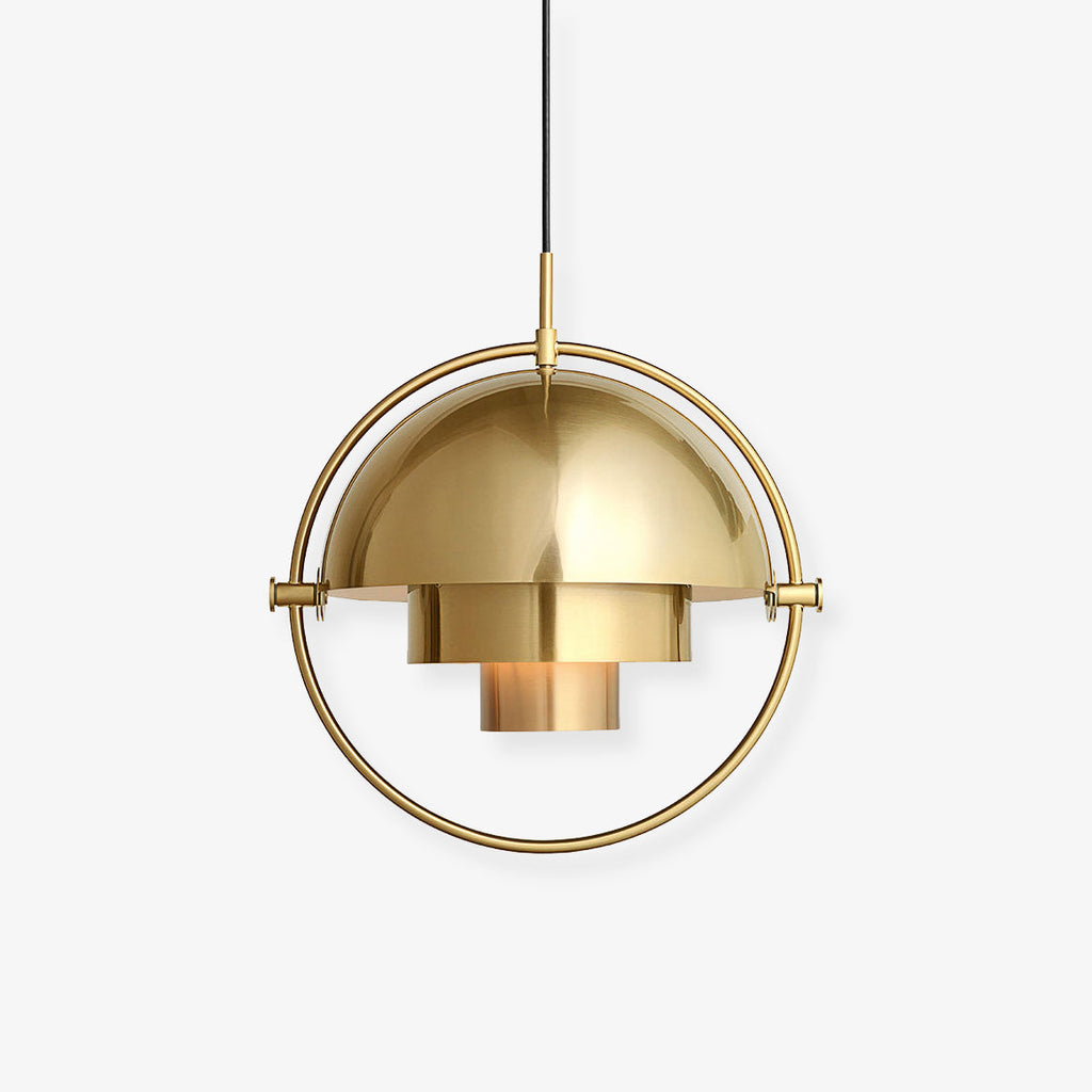 Lampada a sospensione geometrica con sfera regolabile Bauhaus moderna per cucina